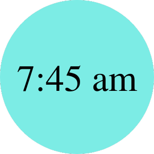 7:45 am