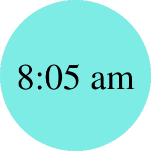 8:05 am