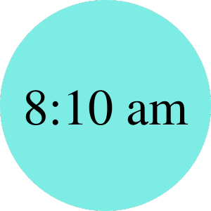 8:10 am